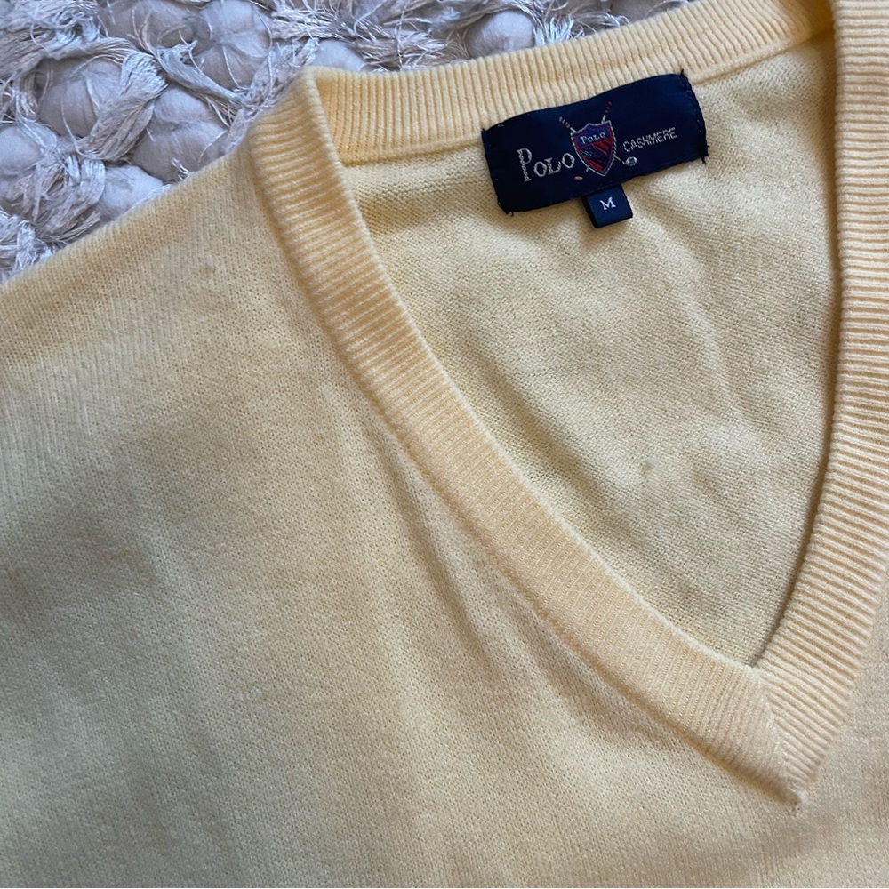 Polo yellow sweater